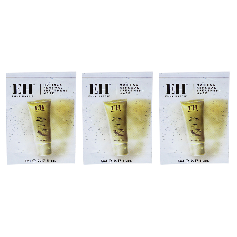 Moringa Renewal Treatment Mask - Pack of 3 by Emma Hardie Women 5 ml Treatment